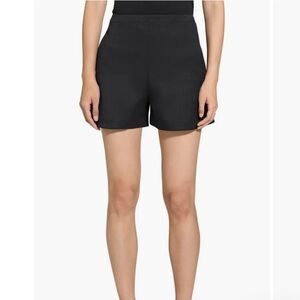 Zara Black High Waist Tailored Shorts